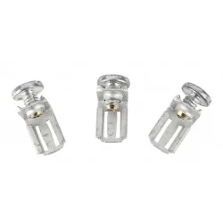 Kit avec 3 bornes à vis enfichables