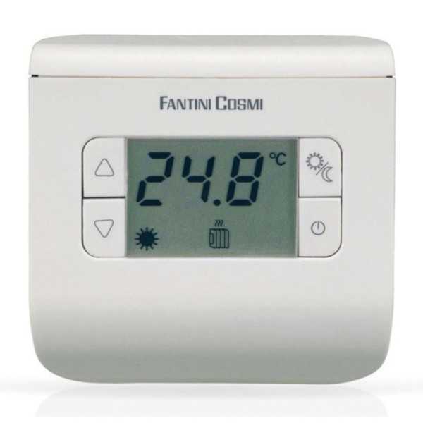 Thermostat d''ambiance 2 / 40°C CH110 - Argent
