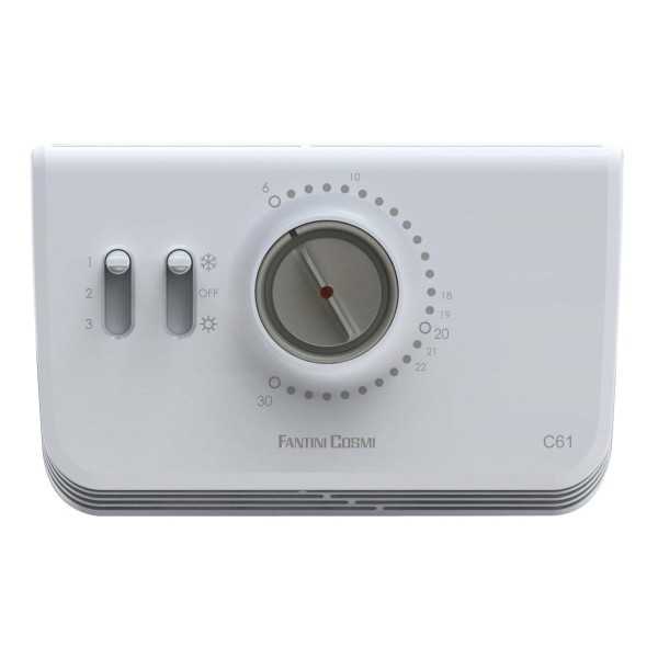 Thermostat d''ambiance ventilo CH130ARR (relais à distance)