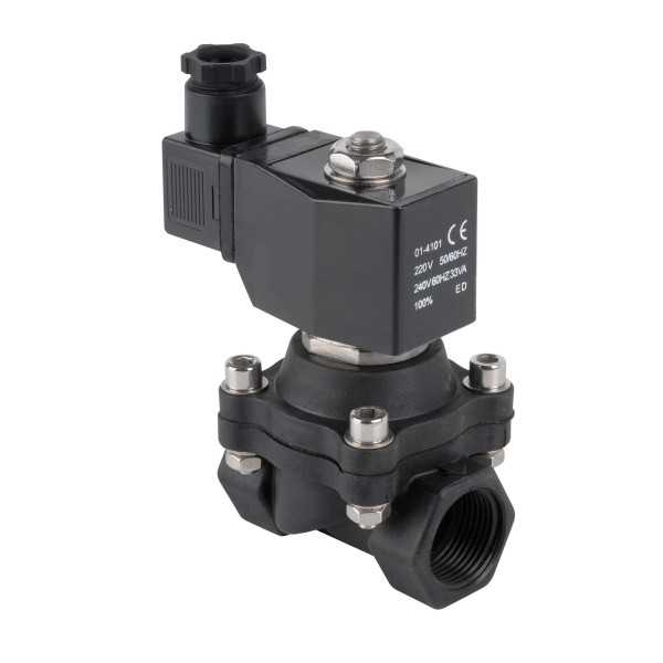 Electrovanne plastique 3/4'' NO action directe