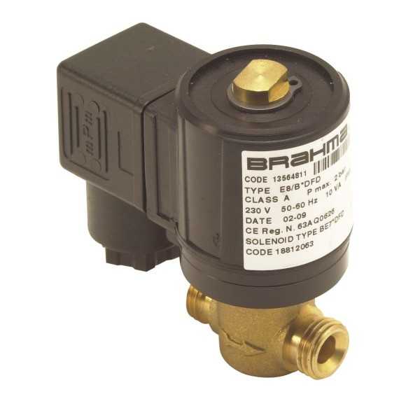 Vanne gaz E6G SR 8 GMO 1/4F 220V 1 bar
