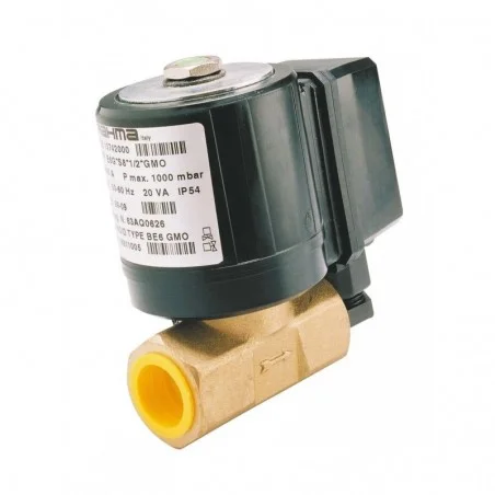 Vanne gaz EG12 LGMO 1/2F 220V 250Mbar