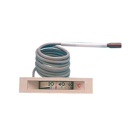 Thermomètre carré 0/120°C L1500