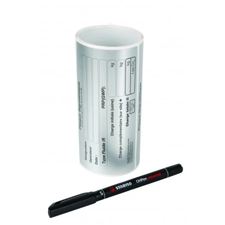 Rouleau de 50 étiquettes signalétique 70 x 130 mm