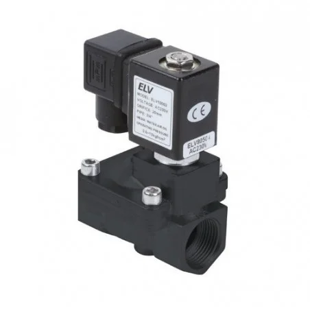 Electrovanne plastique 3/4'' NF action indirecte