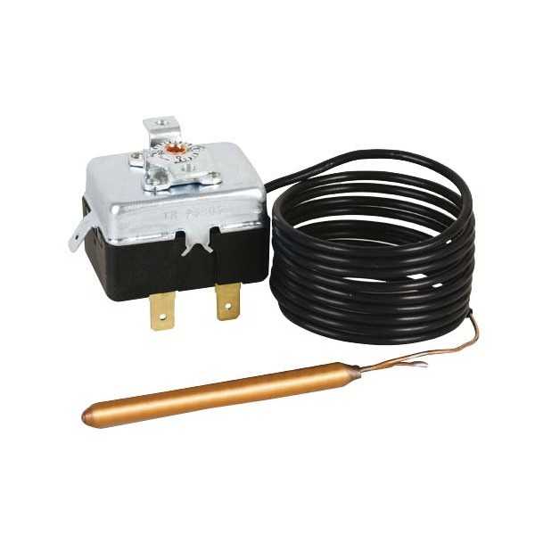 Set di sicurezza Aquastat.interne 90 - 110 ° e contatti in oro capillare