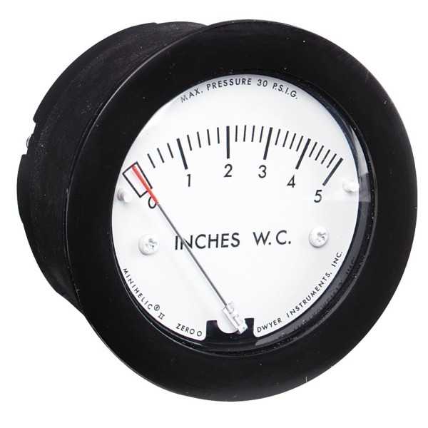 Medidor de presión Minihelic II 2-5000-500PA