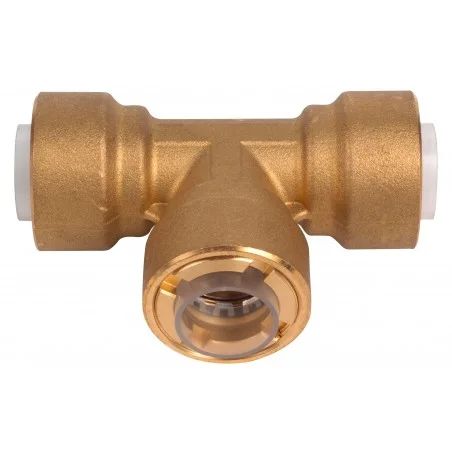 Raccord rapide T à pression 5/8"