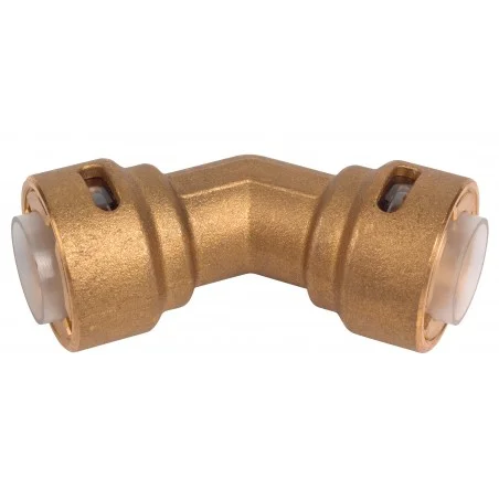 Raccord rapide 45° à pression 1/2" Raccord rapide 45° à pression 1/2"