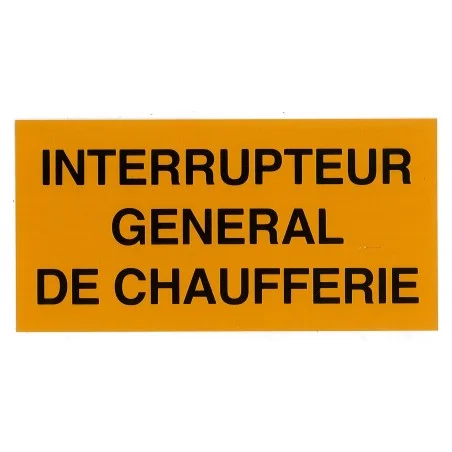 Cambio de caldera de etiqueta