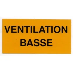 Etiqueta de ventilación LED