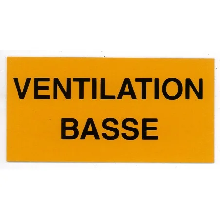 Etiqueta de ventilación LED