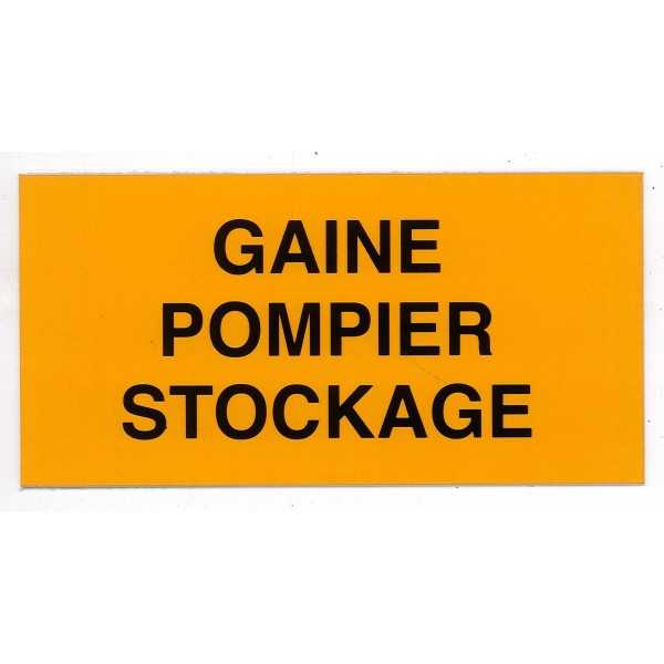 Rigid label Firefighter storage