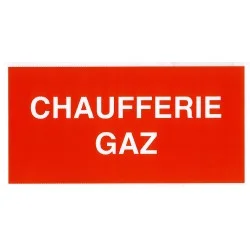 Etiquette CHAUFFERIE GAZ