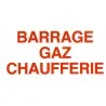 Etiquette BARRAGE GAZ CHAUFFERIE