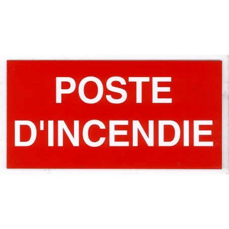 Stazione antincendio rigida etichetta