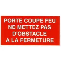 Etiqueta: Puerta del firewall Sin obstáculo para el cierre