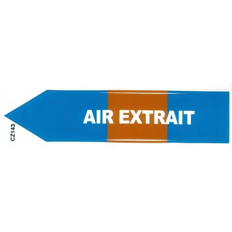 Etiquette air extrait