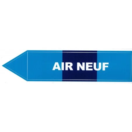 Nueva etiqueta de aire