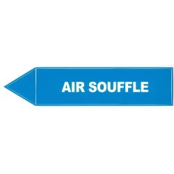 Etiqueta de golpes de aire