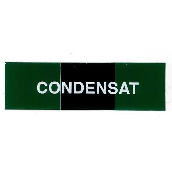 Etiqueta de condensado