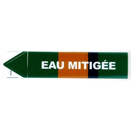 Etiqueta de agua mixta