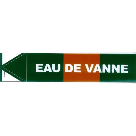 Etiquette eau de vanne