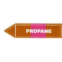 Etiqueta de propano