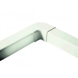 Coude plat 90° 80 mm