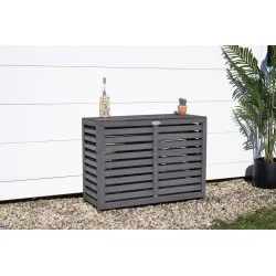 CUBRE AIRE ACONDICIONADO COMPONESITO GRIS ANTRACIDE M - 882x286x676