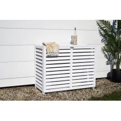 Cubierta de aire acondicionado Color compuesto blanco L 982x462x787