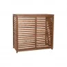 Cubierta de aire acondicionado tratado de madera - tamaño L - 1000x500x950mm