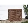 Cubierta de aire acondicionado tratado de madera - tamaño L - 1000x500x950mm
