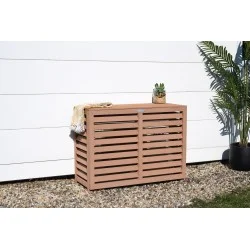 Cubierta de aire acondicionado Color compuesto Tamaño de teca M 882x386x676