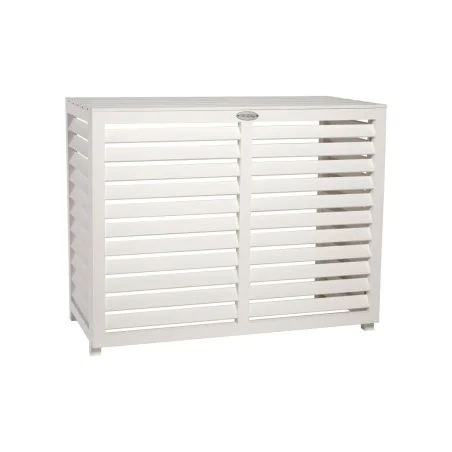 Cache climatisation en composite blanc taille L complet