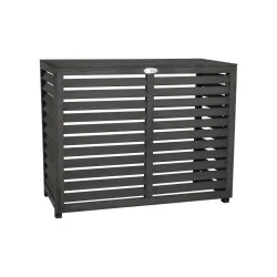 Aire acondicionado de caché en gris compuesto tamaño l completo