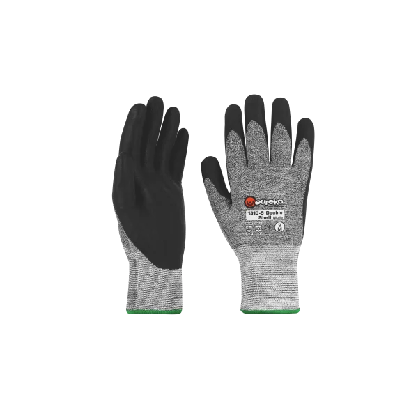 Lot de 6 paires de gants anti froid et anti coupure - Double Shell Nitrile