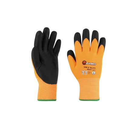 Conjunto de 6 pares de guantes antideslizantes - Doble cáscara de nitrilo