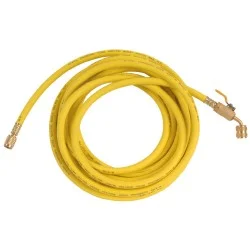 Válvula amarilla de 5m + 1/4 "flexible - 1/4"