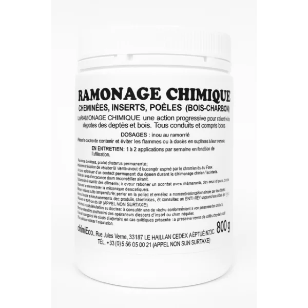 Limpiador de limpieza de chimenea / química (1 kg puede