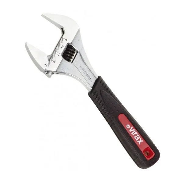 Cle a molette 10" a grande ouverture - 017055