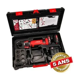 L2X pince mere + R1/4-3/8-1/2-5/8"+2batt - 253586