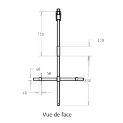 Palan / Levantador Carga Aire acondicionado 150kg 20m