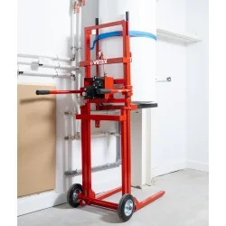 Levantamiento del calentador de agua de Virax 263620 - 100% plegable - carga 180 kg