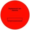 Rouleau de 100 étiquettes de contrôle étanchéité rouges