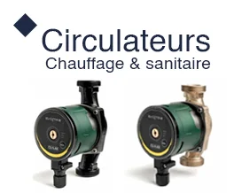 Circulateur chauffage et sanitaire