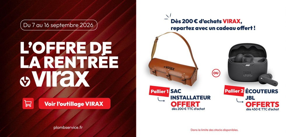 Offre de rentrée VIRAX