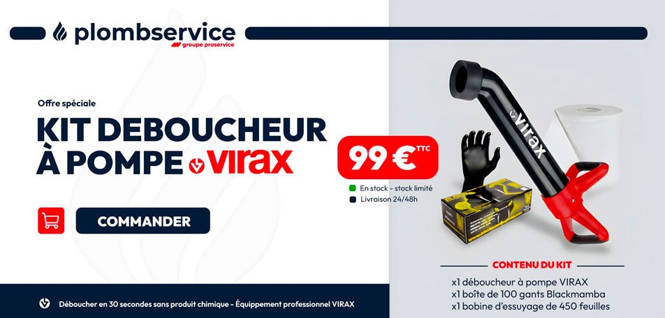 KIT DEBOUCHEUR VIRAX