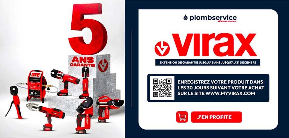 #htmlcaption16 VIRAX GARANTIE 5 ANS